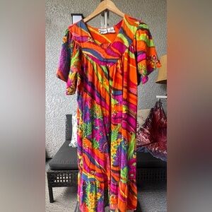 Main Street Boho Dress XL 100% Cotton